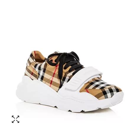 burberry regis|Burberry Check Regis Sneakers.